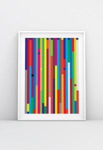 Color of Lines Print