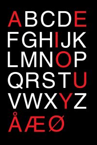 Danish Typography Print